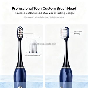 Têtes de <span class=keywords><strong>brosse</strong></span> à dents orthodontiques Ximalong en nylon pour un nettoyage quotidien et un blanchiment – Lot de 4 – Blanc – Pour le nettoyage des dents - Product Image 2