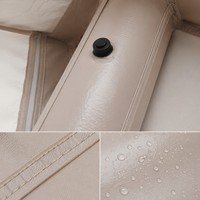 Tente de camping gonflable en coton PVC imperméable personnalisable, grand espace, ouverture rapide automatique, tente pneumatique portable, quatre saisons