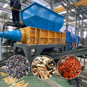 Durable <b>Plastic</b> Waste Recycling Shredder Machine Shredding Waste Hard Wood <b>Strip</b> Shredder Machine Waste Carton Shredder Machine - Product Image 1