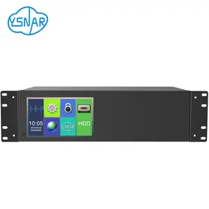 16CH đứng một mình Mạng cuộc gọi điện thoại ghi âm, tùy chỉnh HDD Voice logger với SDK/API, thư thoại & 7 "Màn hình cảm ứng