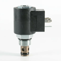 Vanne à cartouche hydraulique filetée ISV08-24 personnalisable, à action directe, bobine 2 voies normalement fermée, directement de l'usine