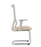 Chaise de bureau ergonomique JOHOOFURNITURE avec accoudoirs, gris, approvisionnement en gros, Sedia Da Ufficio pour bureau, haute qualité, ergonomique