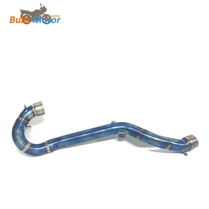 Collettore di Scarico in Titanio Blu per Husqvarna FE450/FE501 2013-2016, Scarico in Titanio per KTM 450/500 EXC - Product Image 5