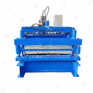 Máquina automática de perfil de chapa metálica para telhado de fábrica na China, máquina formadora de rolos de telha romana 868