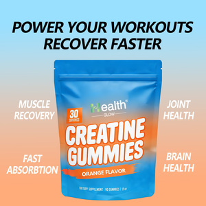 Gummies de créatine personnalisées saveur orange 5g pour l'entraînement en salle, la croissance musculaire, la force, l'endurance, véganes, sans OGM, sans sucre, OEM - Product Image 4