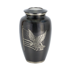 Bajo MOQ American Pride Urna de cremación para cenizas Fabricante Mayorista venta directa de fábrica - Product Image 1