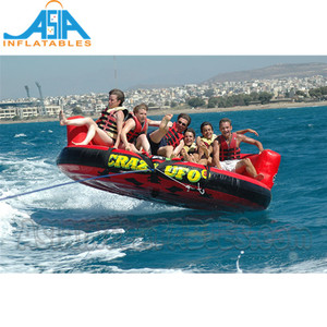 Inflatable <span class=keywords><strong>Crazy</strong></span> UFO สกี Towable Tube เกมขาย
