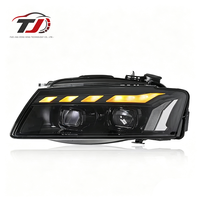 Pour Audi A5 B8 pré-lifting 2008-2011, style RS5, phares LED 12V 10000 lumens, DRL, clignotants séquentiels, lentille de projecteur