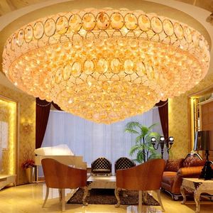 Design moderne Offre Spéciale Grande boule de verre en cristal LED Plafonniers Lustre de luxe dans le hall de l'hôtel avec base en fer pour le salon - Product Image 1