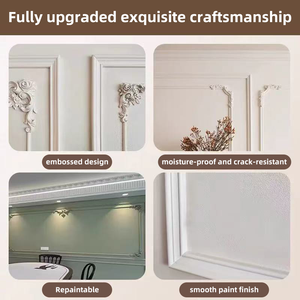 नए उच्च ग्रेड pu फोम मुकुट मोल्डिंग कस्टम पॉलीयूरेथेन कोने कॉर्निस फोम मुकुट मोल्डिंग कॉर्निस पैनल पॉलीयूरेथेन मोल्डिंग कॉर्निस पैनल पॉलीयूरेथेन मोल्डिंग - Product Image 3