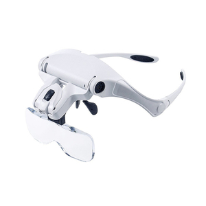LARREX LR-MF09 bandeau lumineux LED 1.0X/1.5X/2.0X/2.5X/3.5X <span class=keywords><strong>Lunettes</strong></span> grossissantes pour la lecture et la réparation - Product Image 2