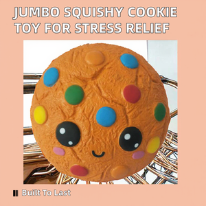 Jouet Squishy Personnalisé en Forme de Biscuit au Chocolat Géant à Remontée Lente pour Enfants de 2 à 4 Ans – Populaire Anti-Stress en PU - Product Image 2