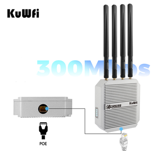 Cat6 Tốc Độ Kuwfi Wifi6 Gigabit Router Không Thấm Nước 4G + 1800Mbps 48V PoE IP67 Ngoài Trời 4G LTE Wifi Router Với Khe Cắm Thẻ Sim - Product Image 1