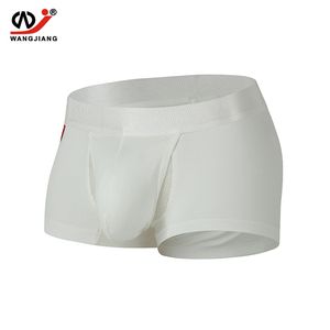 Sous-vêtements pour hommes en coton et élasthanne tricotés sans couture, <span class=keywords><strong>taille</strong></span> mi-haute, respirants et écologiques, vente en gros - Product Image 1