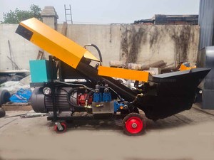 Venta caliente bomba de mortero máquina de bomba de hormigón Mini Pumpcrete motor diésel bombas de remolque de hormigón para la venta - Product Image 3