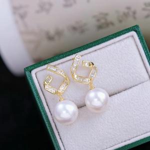 อุปกรณ์ทำเครื่องประดับเงินแท้ S925 สำหรับต่างหูประดับมุกทรงกลมขนาด 9-15 มม. รุ่น 22311 ถาดเปล่า - Product Image 3