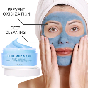 Produits de beauté <span class=keywords><strong>Masque</strong></span> d'<span class=keywords><strong>argile</strong></span> <span class=keywords><strong>Masque</strong></span> facial détoxifiant biologique pour le cou et les <span class=keywords><strong>cheveux</strong></span> Poudre d'<span class=keywords><strong>argile</strong></span> <span class=keywords><strong>Masque</strong></span> de boue bleue pour le visage - Product Image 2