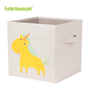 Caja de juguetes de tela para niños, Cubo de almacenamiento decorativo plegable, fácil de usar, Organizador - Product Image 2