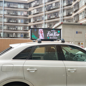 Tùy Chỉnh Kỹ Thuật Số Thương Mại Ngoài Trời Không Thấm Nước Roof Board Taxi Quảng Cáo Xe Đăng Top LED Màn Hình Hiển Thị Cho Xe - Product Image 4