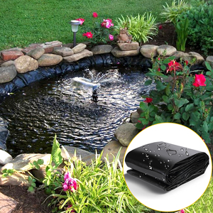 Di alta qualità 1mm industriale HDPE PVC LDPE composito geomembrana stagno fodera EVA LDPE PP polietilene anti-uv acquario all'aperto