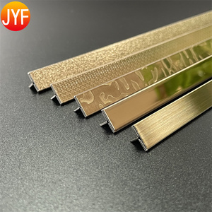 EL082 Fournisseur unique de profilés de décoration pour <span class=keywords><strong>carrelage</strong></span>, profilés de sol en acier inoxydable, coins de <span class=keywords><strong>carrelage</strong></span>, bord droit flexible en métal, profilés de <span class=keywords><strong>carrelage</strong></span> - Product Image 5