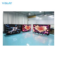 VISLAT 6 Écrans LED Portables Pliables P2.604 avec Garantie de 3 Ans, Table d'Affichage Numérique LED Intérieure pour KTV & Bar