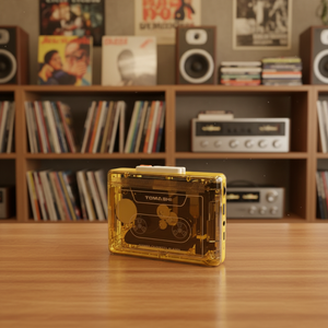 Productos de Venta Caliente a Nivel Mundial, Nuevo Reproductor de Casetes Portátil Estéreo Personalizado con Batería de Litio, Walkman Transparente con Bluetooth y Clip para Cinturón - Product Image 2