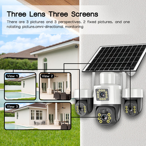 Cámara PTZ Solar 4G con Seguimiento Automático, Audio Bidireccional, Clasificación IP66, Conexión 4G, Compatible con Tarjeta SD/Nube, Suministro Directo de Fábrica - Product Image 3