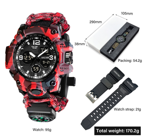 Relojes Tácticos DFS13 para Hombre, para Caza, Rescate y Campismo al Aire Libre - Product Image 2