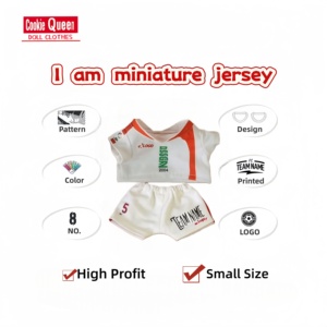 Magliette <span class=keywords><strong>da</strong></span> <span class=keywords><strong>Calcio</strong></span> in Miniatura Personalizzate Cookie Queen, <span class=keywords><strong>Collezione</strong></span> <span class=keywords><strong>di</strong></span> <span class=keywords><strong>Maglie</strong></span> <span class=keywords><strong>da</strong></span> Club Promozionali con Logo Personalizzato - Product Image 2