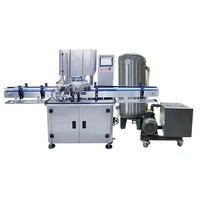 Machine automatique à grande vitesse de scellage de bouteilles rondes carrées en verre/plastique