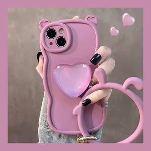 <span class=keywords><strong>Coque</strong></span> souple d'oreille de chat violet fleur de cerisier pour iPhone14 13 12 <span class=keywords><strong>11</strong></span> XR XS support en <span class=keywords><strong>silicone</strong></span> <span class=keywords><strong>coque</strong></span> de téléphone anti-chute - Product Image 5