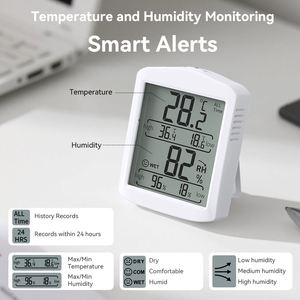 Digital Indoor Termômetro-Higrômetro para Home Teremperature Medidor Kid Room Termômetros com nível de conforto - Product Image 4