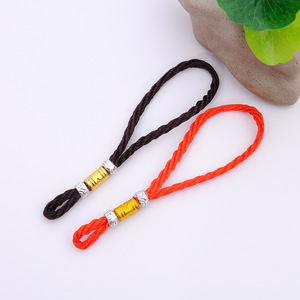 Cordon universel pour voiture Ds03, cordon de suspension pour téléphone portable, cordon de poignée pour sachet à nœud chinois, cordon suspendu à perles argentées - Product Image 3