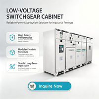 NEUTRON 415V 2500A 60Hz IP55 avec barre omnibus, sûr et fiable pour les centrales d'énergie renouvelable, armoire de commutation basse tension