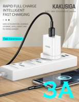 KAKUSIGA Type-C 1m téléphone tablette Rapide 3A Courant de Charge Câble de Données Câble de Données Câble de USB-C