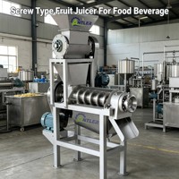 Spiral Screw Sapcentrifuge Machine Stabiele werking Koudgeperste sapcentrifuge voor mango, ananas en passievrucht