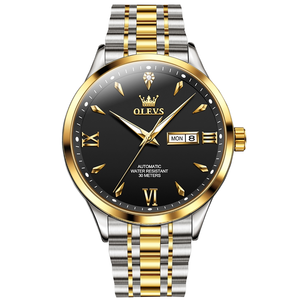 Pour OLEVS 9956 hommes luxe <span class=keywords><strong>automatique</strong></span> mécanique <span class=keywords><strong>montre</strong></span> haut marque Original étanche <span class=keywords><strong>montre</strong></span>-bracelet lumineux Date mode affaires - Product Image 2