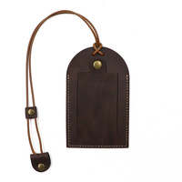 Étiquette de bagage personnalisée de luxe à motif uni, pendentif carte d'embarquement, accessoires de voyage vintage gravés au laser en PU imperméable