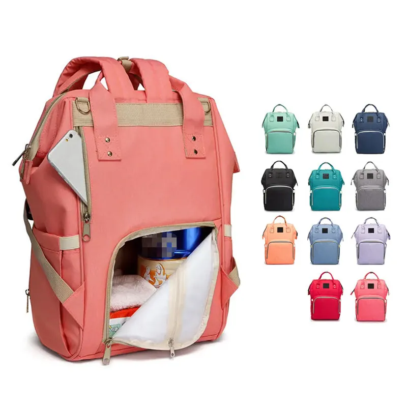 Outdoor Travel Waterproof Baby Mommy Luxury Diaper Bag Large Capacity