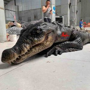 Costume de <span class=keywords><strong>crocodile</strong></span> animatronique réaliste de haute qualité pour parc à thème - Product Image 4