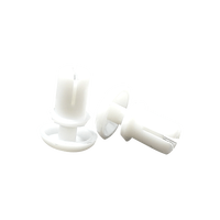 Rail de fixation en plastique pour pare-soleil de toit de voiture, rivet d'expansion, clip de retenue intérieur, installation sans outil, noir