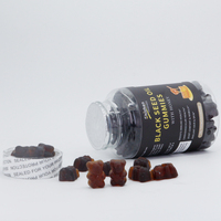 Gummies véganes d'huile de graines de cumin noir en gros sous marque privée OEM pour la minceur, la santé des cheveux et de la peau