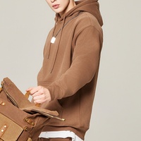 Hoodie Unisex Streetwear Fashion Kustom Katun Poliester 350GSM Tebal Hangat Warna Solid Kasual Grosir