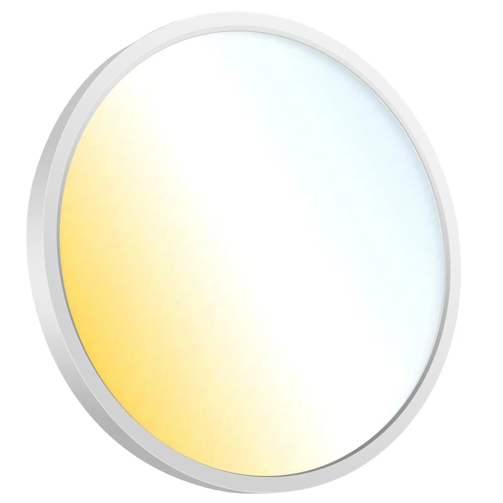 Led 15'' 30W RD Ceiling Light Led Flush Mount No Flicker Anti-glare IC Rated 4000lm ETL/ES Listed, 5 Years Warranty