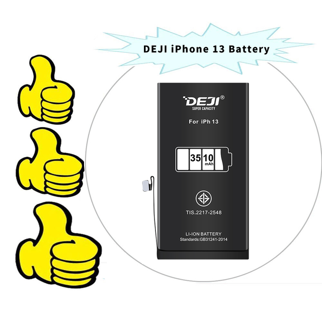 Higher Capacity Than 3510mAh Mobile Phone Battery for iPhone 13 A2634 Replacement Battery