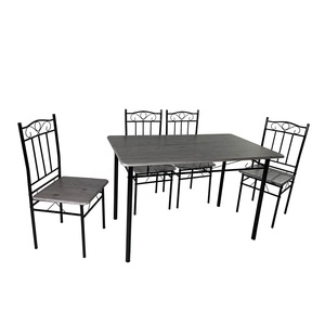 Ensemble de <span class=keywords><strong>table</strong></span> <span class=keywords><strong>à</strong></span> <span class=keywords><strong>manger</strong></span> moderne et abordable avec 5 pièces, style mobilier de salle <span class=keywords><strong>à</strong></span> <span class=keywords><strong>manger</strong></span>, origine DS-024 - Product Image 1