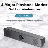 Système de sonorisation Home Cinéma Haut-parleur 4D Surround Soundbar Haut-parleur d'ordinateur pour TV Soundbar Box Subwoofer Stereo Music Box
