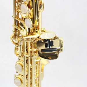 Saxophone <span class=keywords><strong>soprano</strong></span> <span class=keywords><strong>droit</strong></span> FSS-100L B plat, finition laquée or, en laiton, emballé dans un étui en mousse et un sac souple - Product Image 2
