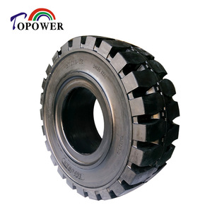 Pneu plein Topower 27x10-12 315/45-12 pour chargeuse compacte, conception diagonale, usage intensif - Product Image 6